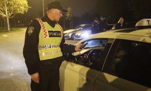 Policijska noćna akcija u Zagrebu: Utvrđen čak 521 prometni prekršaj