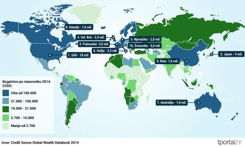 Gdje živi jedan posto najbogatijih ljudi na svijetu?