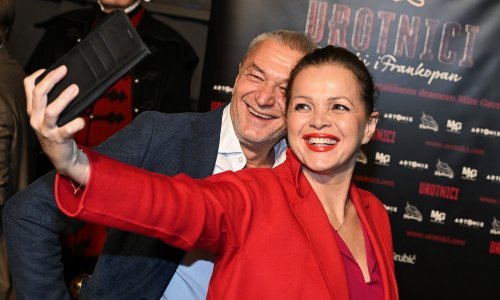 Sandra Bagarić i Darko Domitrović ukrali svu pažnju na jednoj zagrebačkoj premijeri