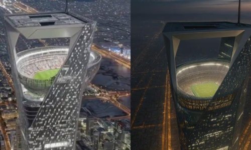 Saudijska Arabija gradi novo svjetsko čudo: Pogledajte stadion na vrhu nebodera