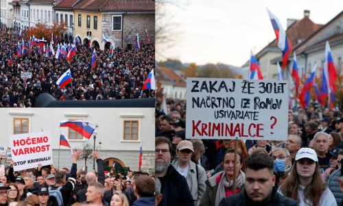 Traje veliki prosvjed u Novom Mestu: Stotine ljudi u glas vikalo 'Aco, Aco!'