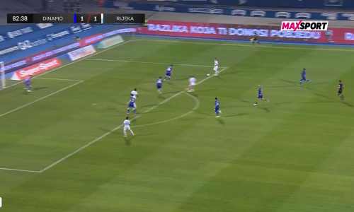 Gdje su nestali Dinamovi igrači? Pogledajte kontru iz koje je Rijeka umalo povela