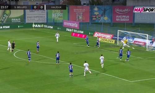 Pogledajte promašaj sezone! Čudesna akcija Hajduka, a onda je Šego napravio nešto neviđeno