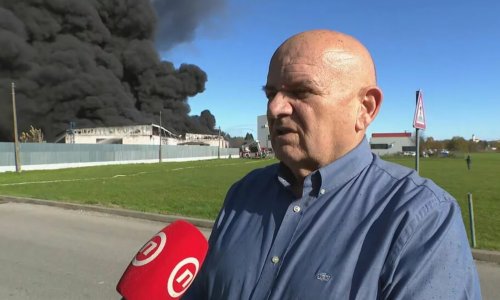 Vlasnik tvrtke koju guta požar: 'Strašno! Šteta je šest, sedam milijuna eura'