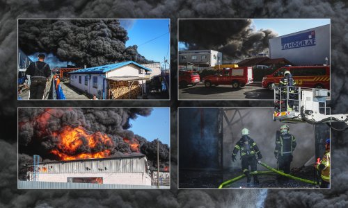 Crni oblak iz Sv. Nedelje nadvio se nad Zagrebom: 'Temperatura na požarištu veća je od 1000 stupnjeva'