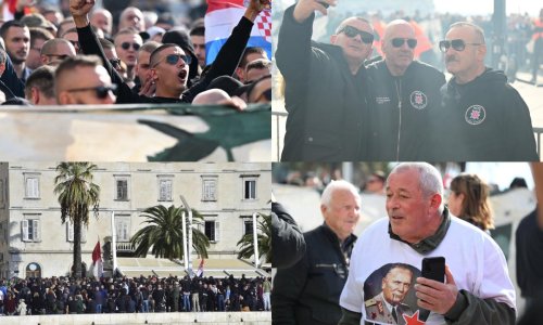 Na splitskoj Rivi ori se Thompson, nose majice o Titu vampiru. Organizatori: Došlo 11 tisuća ljudi