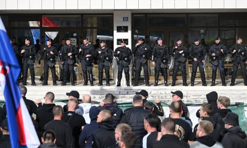 Dio Torcide na kraju prosvjeda otišao pred sud, vikali 'Hrvatska, Hrvatska, nezavisna država'