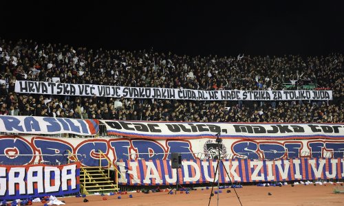 Torcida citirala A.G. Matoša: Hrvatska već vidje svakojakih čuda, al’ ne nađe štrika za toliko Juda