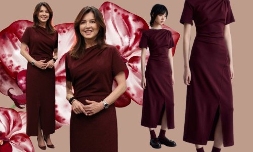 Martina Bienenfeld pronašla je haljinu koja figuru čini tako vitkom, a i cipele su pun pogodak