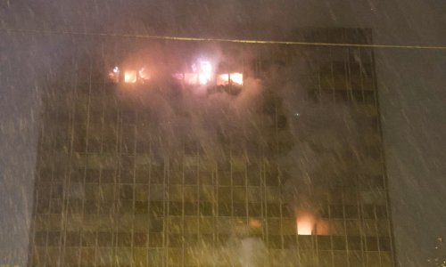 Požar u Vjesnikovu neboderu