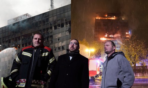 Vjesnikov neboder gori već satima. Oglasili se Tomašević i šef zagrebačkih vatrogasaca