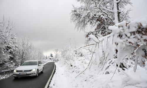 FOTO Pao snijeg na Sljemenu: Pogledajte predivne prizore