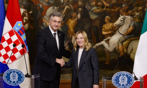 Plenković i Meloni u Rimu: Želja je jačati obrambenu suradnju