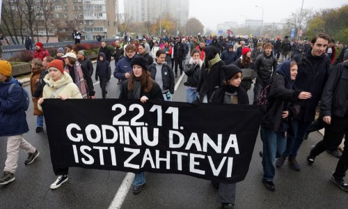 U Beogradu održana prosvjedna šetnja: 'Godina dana - isti zahtjevi'
