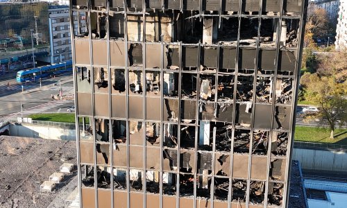 Prvi su s dronovima ušli u zgradu Vjesnika