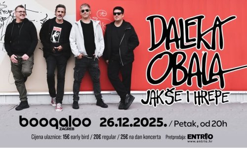 Poklanjamo ulaznice za koncertnu poslasticu za sam kraj godine - Daleka obala Jakše i Hrepe u klubu Boogaloo