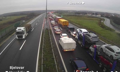 Kolona u smjeru Zagreba duga je četiri kilometra: Gusto je i na zagrebačkoj obilaznici