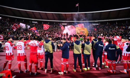 Velika pobjeda Crvene zvezde u Europi; imala je igrača manje od 27. minute