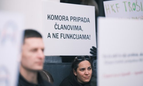Fizioterapeuti prosvjedovali, traže smjenu šefice Komore: 'Osjećamo se kao taoci, a ne članovi'