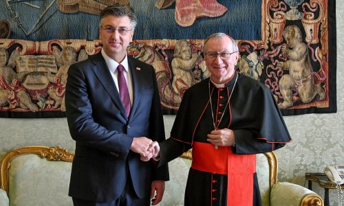 Plenković stigao u Vatikan, prvo se susreo sa državnim tajnikom Parolinom