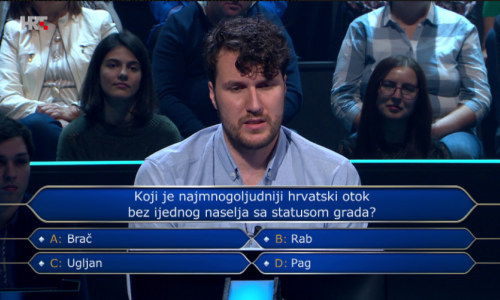 Pitanje o hrvatskim otocima izazvalo dilemu u 'Tko želi biti milijunaš?': Znate li odgovor?