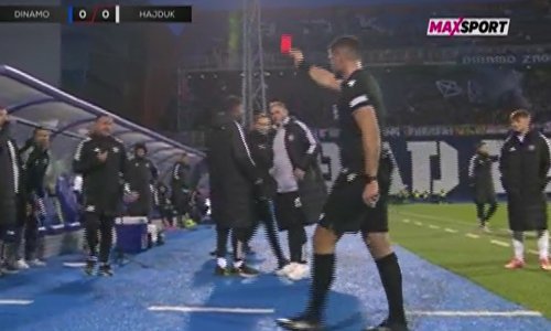 Hajdukova legenda žestko reagirala, pa mu sudac Kolarić pokazao crveni karton