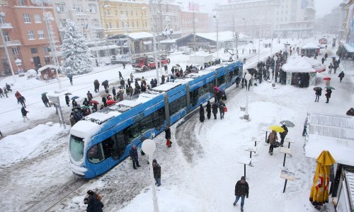 Snijeg posvuda: Ovako je centar Zagreba izgledao prije 13 godina