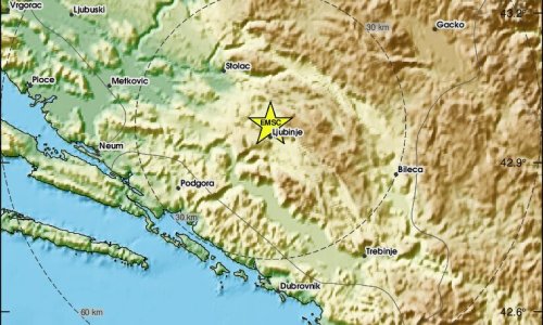 Potres zatresao BiH, osjetio se u Dubrovniku i Metkoviću