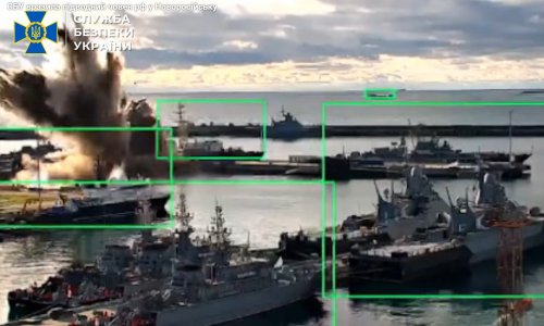 VIDEO Udar na 'Crnu rupu': Ukrajinski Sub Sea Baby uništio rusku podmornicu