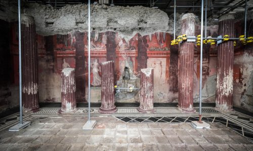 U vili kod Pompeja otkrivene nove freske s izvanrednim detaljima i bojama