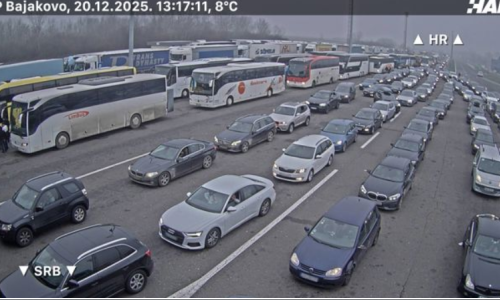Gužve na cestama, na Bajakovu se čeka sedam sati