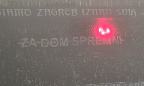 Bad Blue Boys podigli poruku ‘Za dom spremni’ i obratili se gradonačelniku