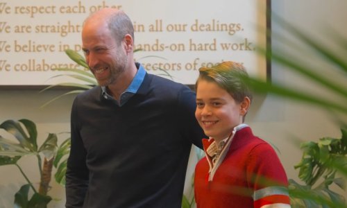 Dirljiv posjet: Princ William i princ George pripremali ručak za beskućnike