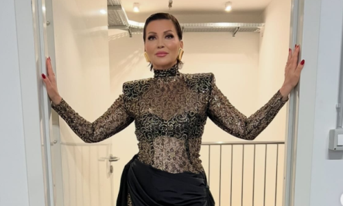 Blagdanski glamur Nine Badrić: U raskošnoj haljini nikoga ne ostavlja ravnodušnim