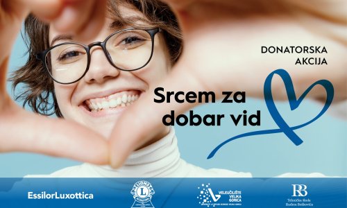 Povodom uspješne humanitarne akcije 'Srcem za dobar vid' poklanjamo Essilor naočalne leće
