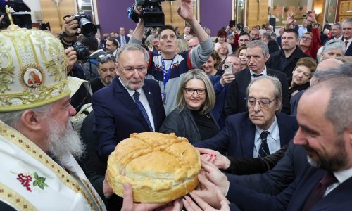 Pravoslavni Božić: Turudić i Božinović na domjenku SNV-a, evo tko je osvojio sretni novčić