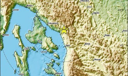 Lagani potres pogodio Kvarner