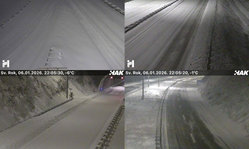 Zbog mećave i vjetra potpuno je zatvorena dionica autoceste A1: 'Vjetar je toliko jak da baca autobus'