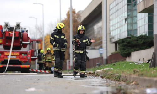 Vatrogasci o 'dimu' koji se širio iz Vjesnika: To je samo para iz toplovoda