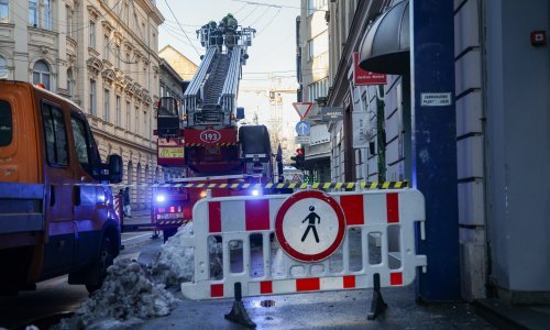 FOTO Komad fasade pao sa zgrade u središtu Zagreba