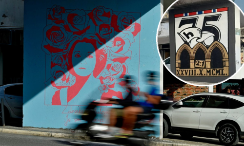 Torcida prebrisala mural splitske dive: 'Hoće li itko reagirati!?'