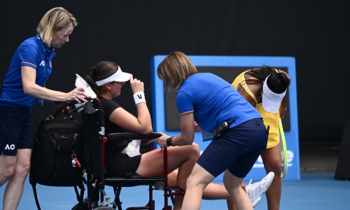 Strašne scene na Australian Openu: Crnogorka se srušila na terenu