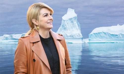 Ovo nitko nije znao o njoj: Kolinda otkrila zanimljiv detalj o sebi nakon skoka u ledeno more