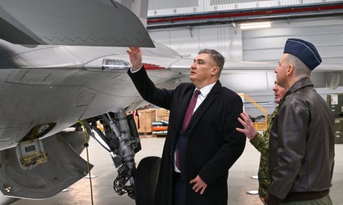 [FOTO/VIDEO] Milanović obišao Ratno zrakoplovstvo: Razgledao Rafale i dronove Bayraktare