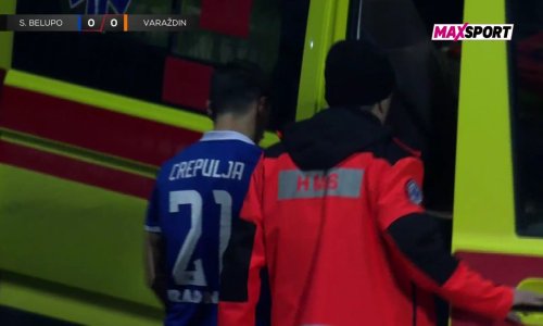 Drama u Koprivnici: Igrača Slavena hitna odvela nakon udarca kopačkom u glavu