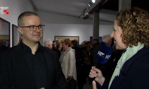 Otvorena izložba 'Zore i sutoni', ministrica kulture intervjuirala autora Vučićevića