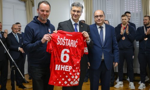 Plenković dočekao rukometaše: Pokazali ste koliko je ova generacija snažna