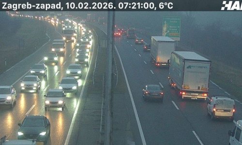 Gužve na prilazima Zagrebu, kolnici mokri i skliski: Mogući su i odroni