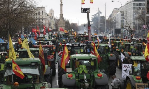 Poljoprivrednici s traktorima u Madridu: Ne želimo sporazum s Mercosurom