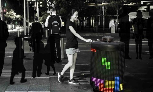 Ovaj koš odlaganje smeća pretvara u videoigru